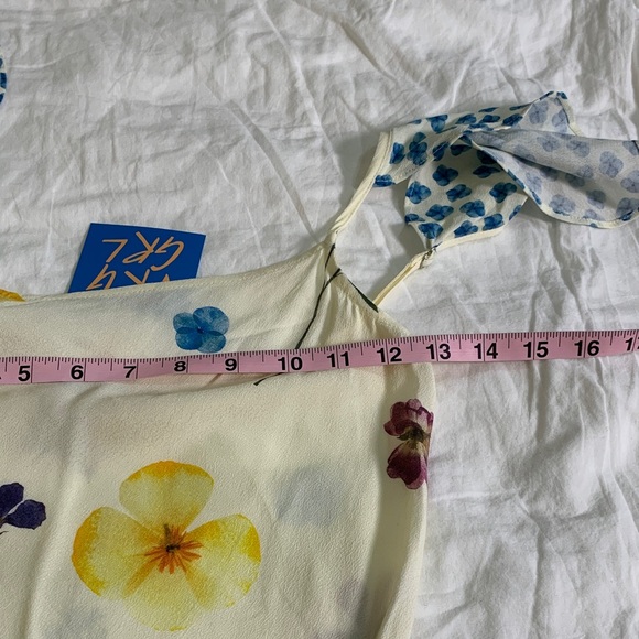 New VRG GRL Love Language Bias Cut Midi Sun Dress Floral AU Size 4‎ US 0 - Picture 10 of 11